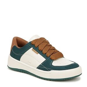 NWOT Dr. Scholls Ollie Skater Sneakers Green White and Brown Women’s 7.5